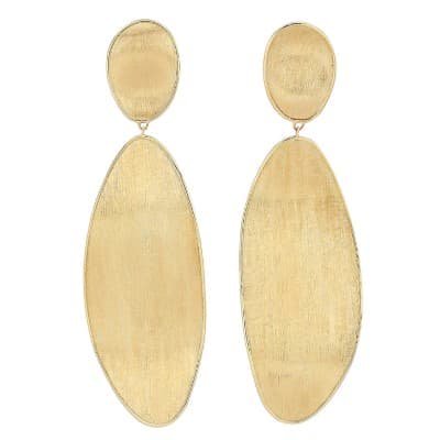 Marco Bicego Lunaria Double Drop Long Earrings - Luce Jewelry