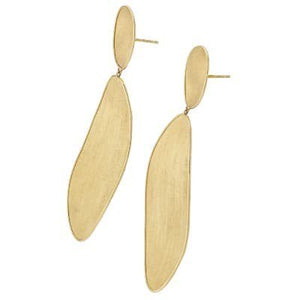 Marco Bicego Lunaria Double Drop Long Earrings - Luce Jewelry