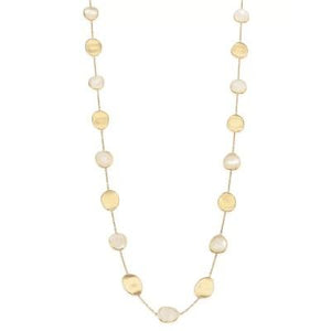 Marco Bicego Lunaria Long Necklace Mother-Of-Pearl - Luce Jewelry