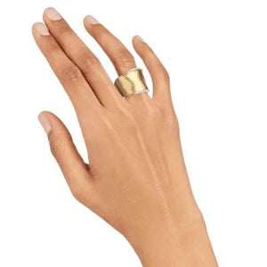 Marco Bicego Lunaria Medium Band Ring Diamond - Luce Jewelry