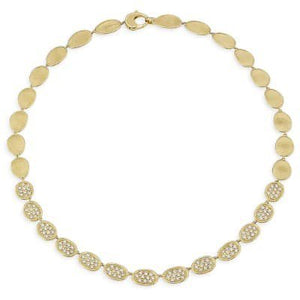 Marco Bicego Lunaria Pave Diamond Collar Necklace - Luce Jewelry