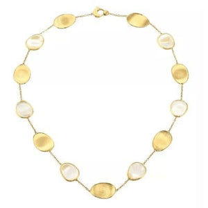 Marco Bicego Lunaria Short Necklace Mother-Of-Pearl - Luce Jewelry