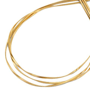 Marco Bicego Marrakech 18K Yellow Gold 3-Strand Coil Necklace - Luce Jewelry