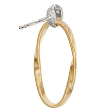 Load image into Gallery viewer, Marco Bicego Marrakech Onde 18K Yellow Gold and Diamond Link Stud - Luce Jewelry
