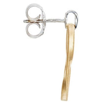 Load image into Gallery viewer, Marco Bicego Marrakech Onde 18K Yellow Gold and Diamond Link Stud - Luce Jewelry
