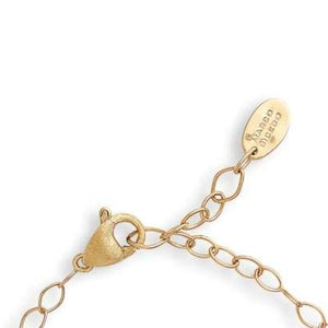 Marco Bicego Marrakech Onde 18K Yellow Gold and Diamond Link Three Station Bracelet - Luce Jewelry