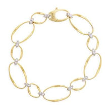 Load image into Gallery viewer, Marco Bicego Marrakech Onde 18K Yellow Gold &amp; Diamond Coil Link Bracelet-image1
