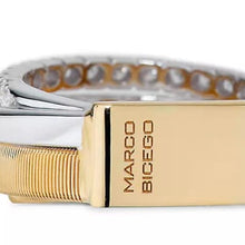 Load image into Gallery viewer, Marco Bicego Masai 18K Yellow Gold 4-Strand Coil Ring With Diamond 2 Pavé Bands - Luce Jewelry
