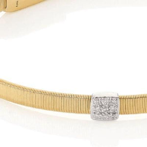 Marco Bicego Masai Diamond Single Station Bracelet Yellow Gold - Luce Jewelry