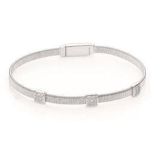 Load image into Gallery viewer, Marco Bicego Masai Diamond Three Station Bracelet White Gold - Luce Jewelry

