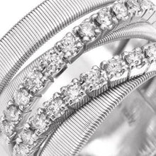 Load image into Gallery viewer, Marco Bicego Masai Five Strand Ring Diamond White Gold - Luce Jewelry
