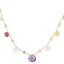 Load image into Gallery viewer, Marco Bicego Paradise Graduated Short Necklace Mixed Gemstone - Luce Jewelry
