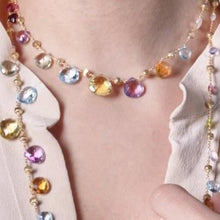 Load image into Gallery viewer, Marco Bicego Paradise Graduated Short Necklace Mixed Gemstone - Luce Jewelry
