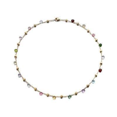 Marco Bicego Paradise Short Necklace Mixed Gemstone - Luce Jewelry