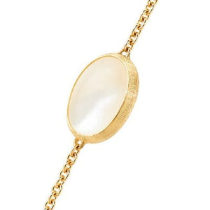 Marco Bicego Siviglia 18K Yellow Gold and Mother of Pearl Bracelet - Luce Jewelry