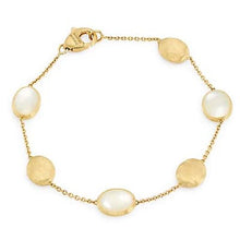 Load image into Gallery viewer, Marco Bicego Siviglia 18K Yellow Gold and Mother of Pearl Bracelet - Luce Jewelry
