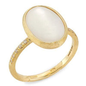 Marco Bicego Siviglia Mother-Of-Pearl Ring Diamond Accent - Luce Jewelry