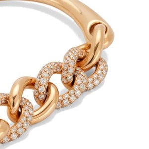 Pomellato Catene Bracelet Rose Gold Diamond - Luce Jewelry