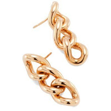 Load image into Gallery viewer, Pomellato Catene Earrings Rose Gold - Luce Jewelry
