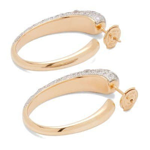 Pomellato Catene Hoop Earrings Diamond - Luce Jewelry