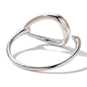 Pomellato Fantina Bangle Bracelet White Gold Diamond - Luce Jewelry