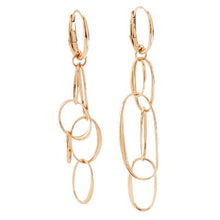 Load image into Gallery viewer, Pomellato Gold Earrings Asymmetric Smooth Links - Luce Jewelry
