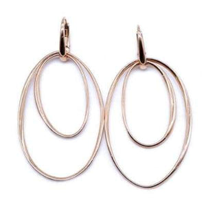 Pomellato Gold Earrings Smooth Links - Luce Jewelry