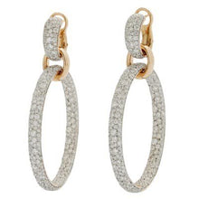 Load image into Gallery viewer, Pomellato Iconica Circle Drop Earrings Diamond - Luce Jewelry
