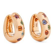Load image into Gallery viewer, Pomellato Iconica Color Bold Hoop Earrings Rose Gold - Luce Jewelry
