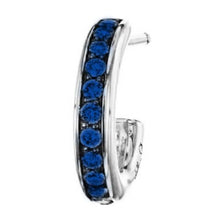 Load image into Gallery viewer, Pomellato Together Hoop Earrings White Gold Sapphire - Luce Jewelry
