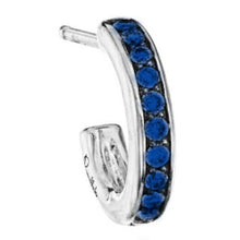 Load image into Gallery viewer, Pomellato Together Hoop Earrings White Gold Sapphire - Luce Jewelry
