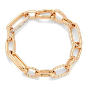 Pomellato Iconica Link Chain Bracelet Diamond Slim - Luce Jewelry
