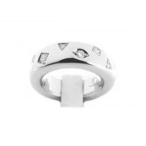 Pomellato Iconica Ring Diamond Star White Gold S - Luce Jewelry