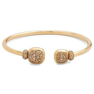 Pomellato Nudo Bangle Brown Diamond - Luce Jewelry