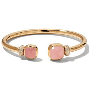 Pomellato Nudo Bangle Rose Quartz - Luce Jewelry