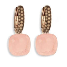 Load image into Gallery viewer, Pomellato Nudo Chocolate Earrings Light Brown Moonstone - Luce Jewelry
