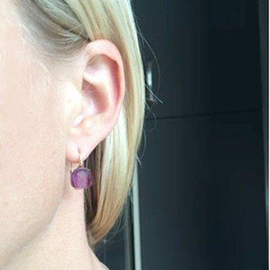 Pomellato Nudo Classic Hook Earrings Amethyst - Luce Jewelry