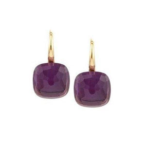 Pomellato Nudo Classic Hook Earrings Amethyst - Luce Jewelry