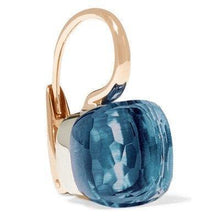 Load image into Gallery viewer, Pomellato Nudo Classic Hook Earrings London Blue Topaz - Luce Jewelry
