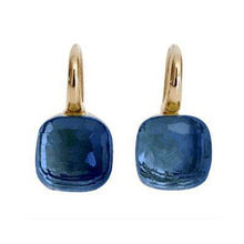 Load image into Gallery viewer, Pomellato Nudo Classic Hook Earrings London Blue Topaz - Luce Jewelry
