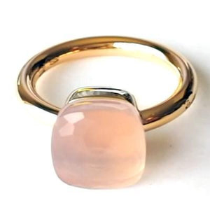 Pomellato Nudo Classic Ring Pink Quartz - Luce Jewelry