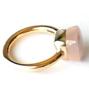 Pomellato Nudo Classic Ring Pink Quartz - Luce Jewelry