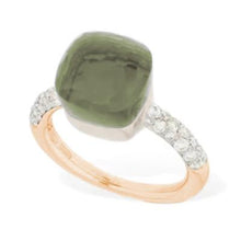 Load image into Gallery viewer, Pomellato Nudo Classic Ring Prasiolite Diamond - Luce Jewelry
