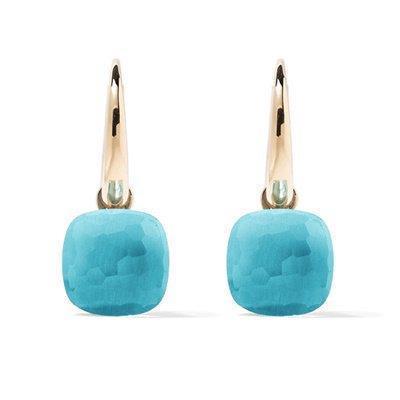 Pomellato Nudo Gelè Sway Earrings Sky Blue Topaz - Luce Jewelry