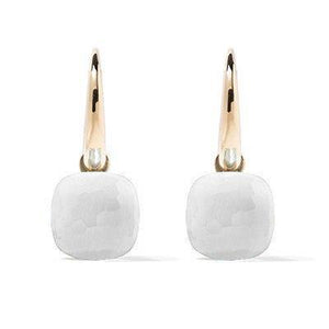 Pomellato Nudo Gelè Sway Earrings White Topaz - Luce Jewelry