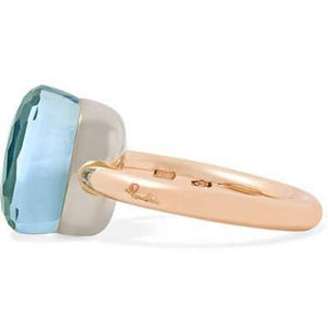 Pomellato Nudo Maxi Ring Blue Topaz - Luce Jewelry