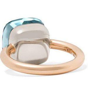 Pomellato Nudo Maxi Ring Blue Topaz - Luce Jewelry