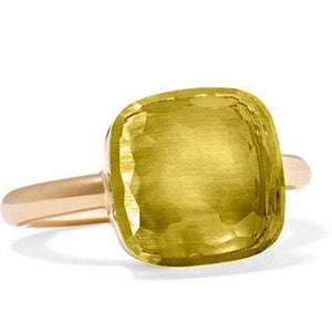 Pomellato Nudo Maxi Ring Lemon Quartz - Luce Jewelry