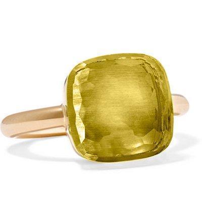 Pomellato Nudo Maxi Ring Lemon Quartz - Luce Jewelry