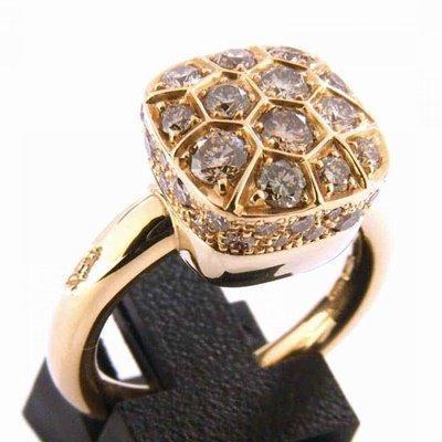 Pomellato Nudo Maxi Solitaire Ring Brown Diamond - Luce Jewelry